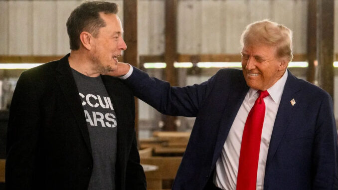 Donald Trump and Elon Musk